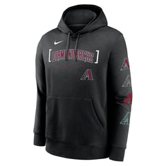 Arizona Diamondbacks Nike Club Stack Pullover Hoodie - MLB Hoodies