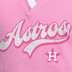 Houston Astros New Era Girls Youth Mommy & Me Raglan V-Neck T-Shirt - MLB T-shirts