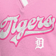 Detroit Tigers New Era Girls Youth Mommy & Me Raglan V-Neck T-Shirt - MLB T-shirts