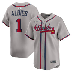 Ozzie Albies Atlanta Braves Nike Road Limited Player Jersey - MLB Jerseys
