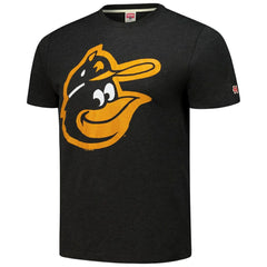 Baltimore Orioles Homage Cooperstown Collection Hand-Drawn Logo Tri-Blend T-Shirt - MLB T-shirts