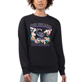 Colorado Rockies G-III 4Her by Carl Banks Women's Flowers Graphic Pullover Sweatshirt - MLB Pullover