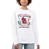 St. Louis Cardinals G-III 4Her by Carl Banks Women's Flowers Graphic Pullover Sweatshirt - MLB Pullover