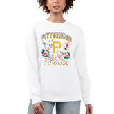 Pittsburgh Pirates G-III 4Her by Carl Banks Women's Flowers Graphic Pullover Sweatshirt - MLB Pullover