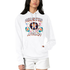 Houston Astros G-III 4Her by Carl Banks Women's Flowers Graphic Pullover Hoodie - MLB Hoodies