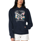 New York Yankees G-III 4Her by Carl Banks Women's Flowers Graphic Pullover Hoodie - MLB Hoodies