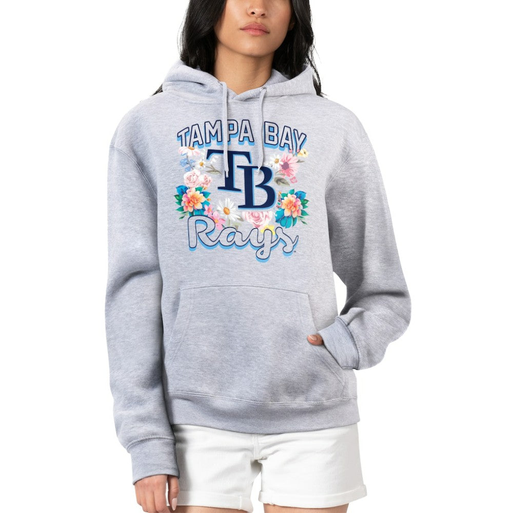 Tampa Bay Rays G-III 4Her by Carl Banks Women's Flowers Graphic Pullover Hoodie - MLB Hoodies