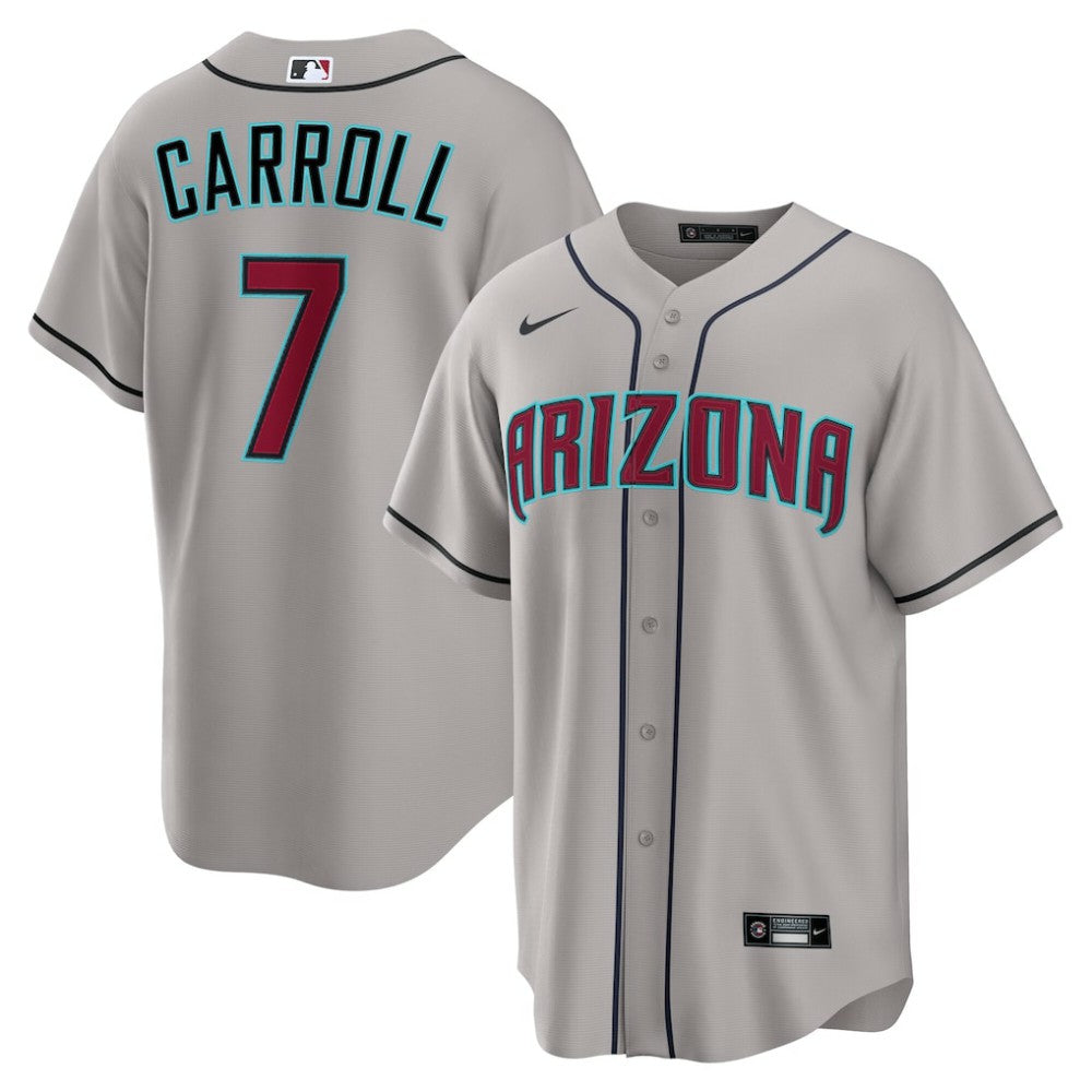 Corbin Carroll Arizona Diamondbacks Nike Road Replica Jersey - MLB Jerseys