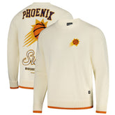 Cream Phoenix Suns The Wild Collective Unisex Jacquard Knit Pullover Sweater | NBA