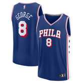Royal Paul George Philadelphia 76ers Youth Fast Break Replica Player Jersey | NBA
