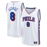 White Paul George Philadelphia 76ers Youth Fast Break Replica Player Jersey | NBA