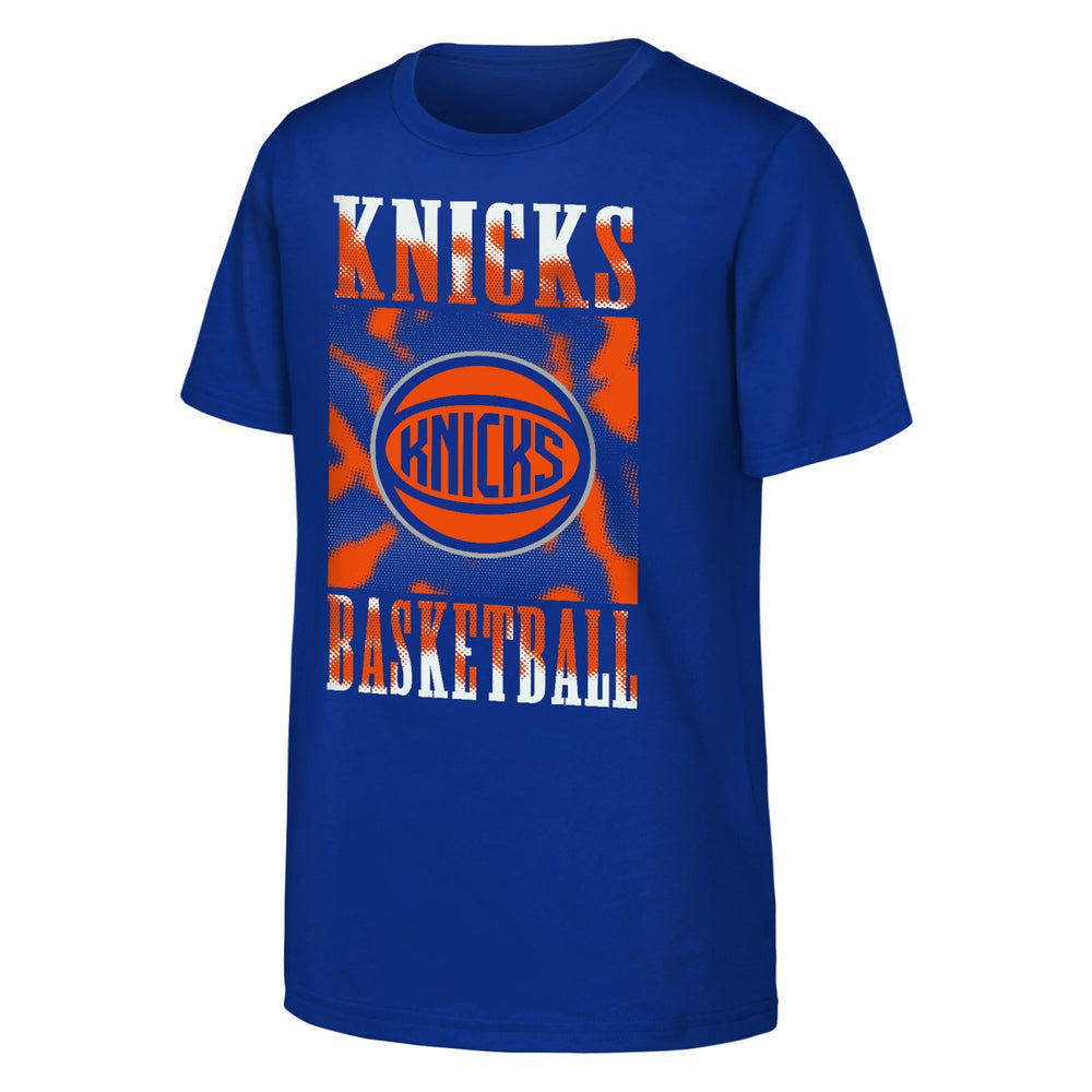 Blue New York Knicks Youth Garage Hero T-Shirt | NBA