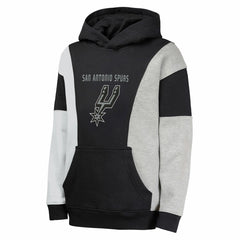 Black San Antonio Spurs Youth Ace In the Hole Pullover Hoodie | NBA