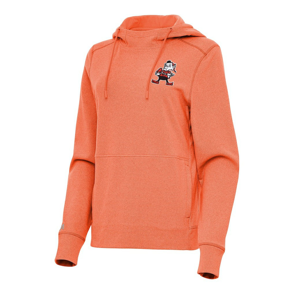 Cleveland Browns Antigua Women's Justice Pullover Hoodie | NFL Sale