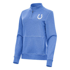 Indianapolis Colts Antigua Women's Crush Quarter-Zip Jacket | NFL Outlet