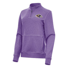 Baltimore Ravens Antigua Women's Crush Quarter-Zip Jacket | NFL Discount