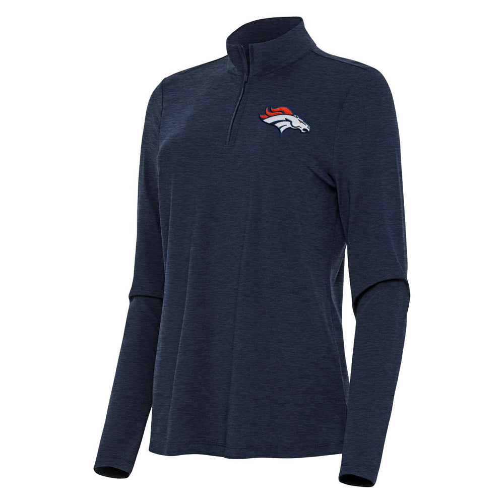 Denver Broncos Antigua Women's Bright Quarter-Zip Sweatshirt | NFL Sale