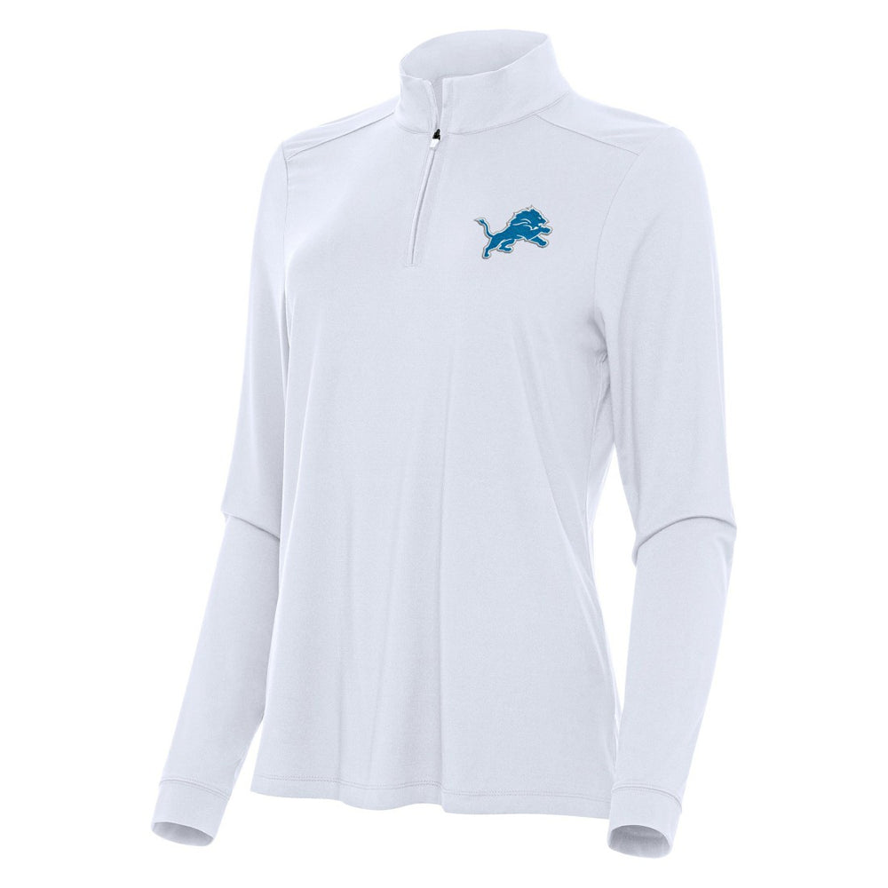 Detroit Lions Antigua Women's Intent Quarter-Zip Sweatshirt | NFL New