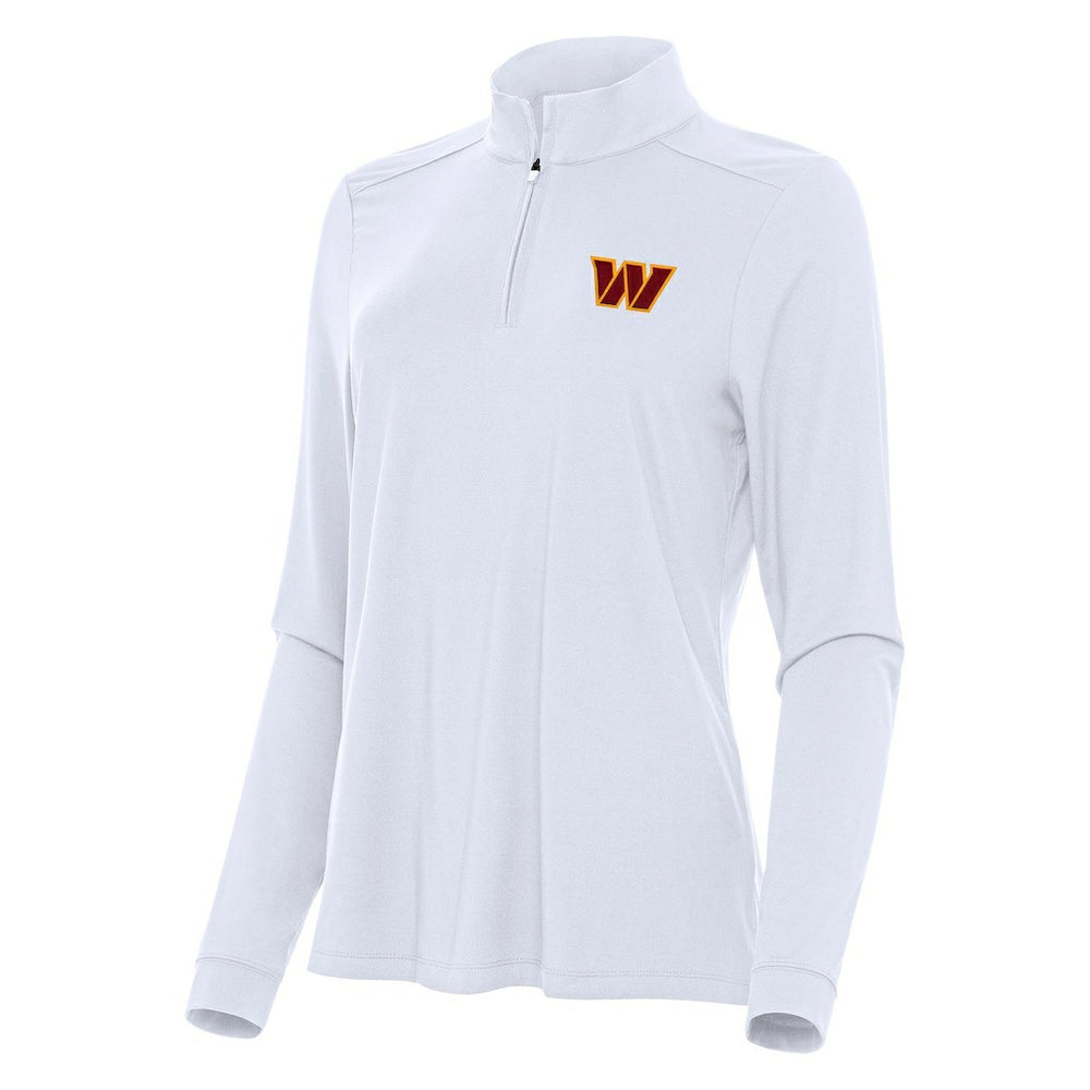Washington Commanders Antigua Women's Intent Quarter-Zip Sweatshirt | NFL US
