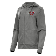 San Francisco 49ers Antigua Women's Seeker Full-Zip Hoodie Jacket | NFL Discount