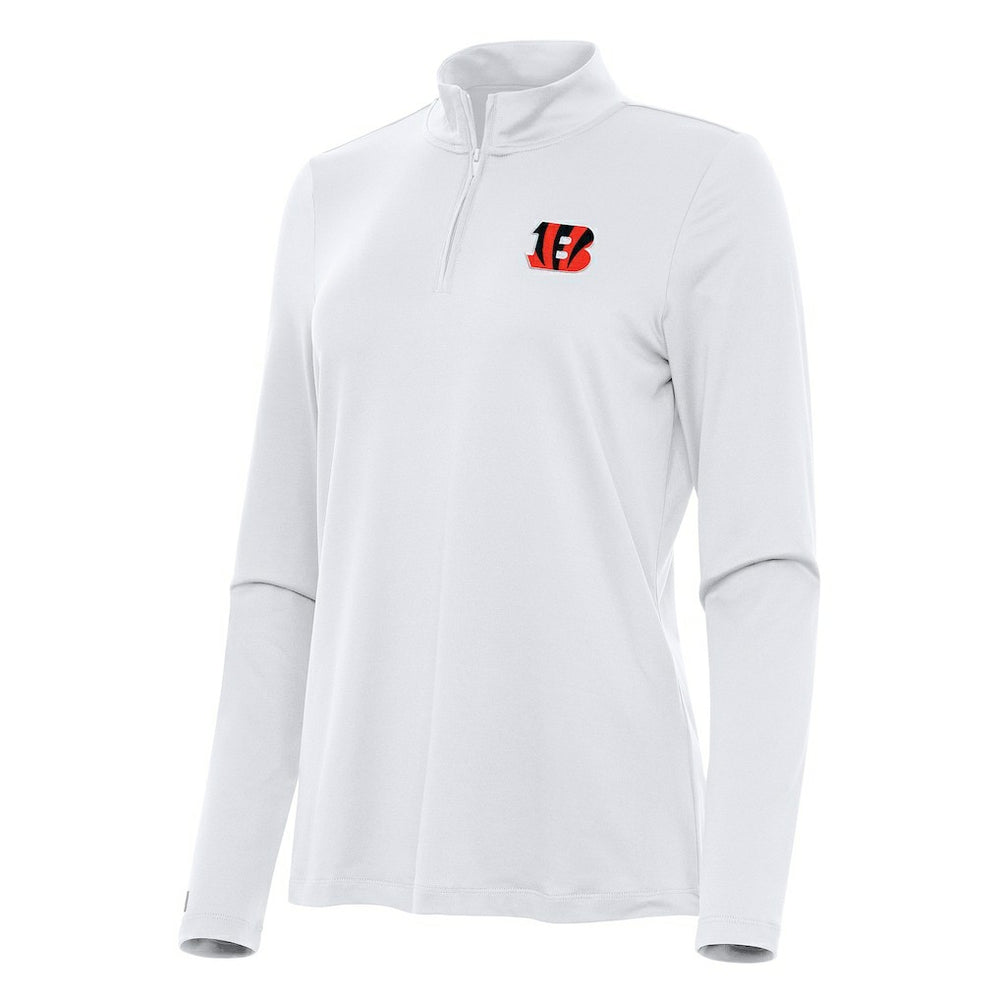 Cincinnati Bengals Antigua Women's Reprocess Quarter-Zip Top | NFL Near me
