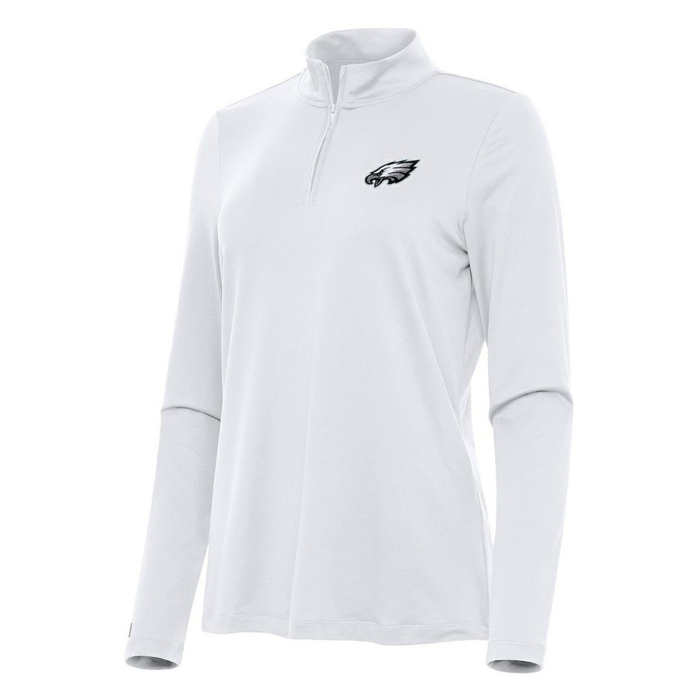 Philadelphia Eagles Antigua Women's Reprocess Quarter-Zip Top | NFL Online