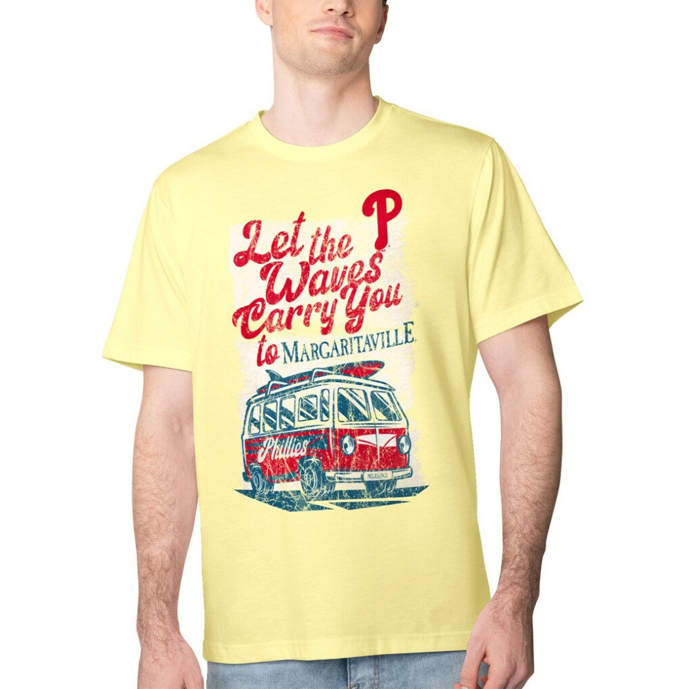 Philadelphia Phillies Margaritaville Bus Waves Graphic T-Shirt - MLB T-shirts