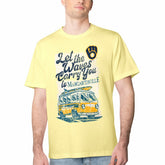 Milwaukee Brewers Margaritaville Bus Waves Graphic T-Shirt - MLB T-shirts