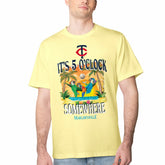 Minnesota Twins Margaritaville Five O'Clock Graphic T-Shirt - MLB T-shirts