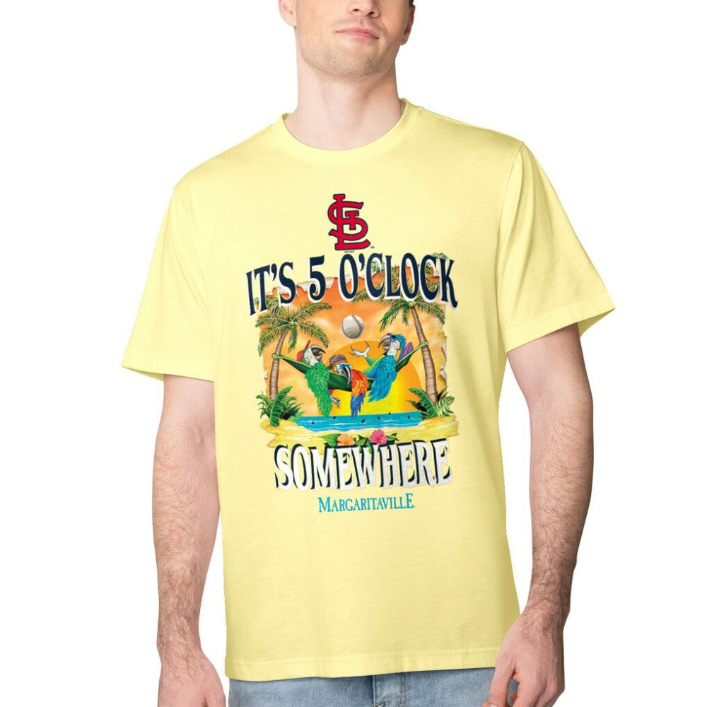 St. Louis Cardinals Margaritaville Five O'Clock Graphic T-Shirt - MLB T-shirts