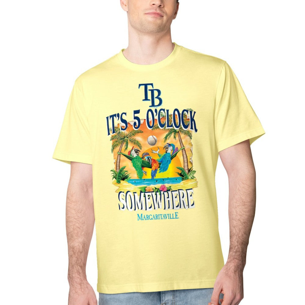 Tampa Bay Rays Margaritaville Five O'Clock Graphic T-Shirt - MLB T-shirts