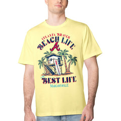 Atlanta Braves Margaritaville Beach Hut Graphic T-Shirt - MLB T-shirts