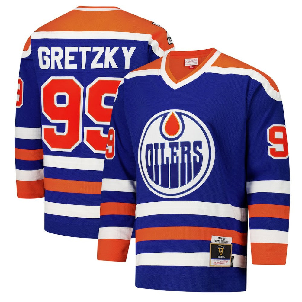 Wayne Gretzky Edmonton Oilers 1979-80 Power Play Jersey - NHL Jerseys