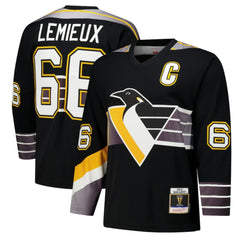 Mario Lemieux Pittsburgh Penguins 1996-97 Power Play Jersey - NHL Jerseys