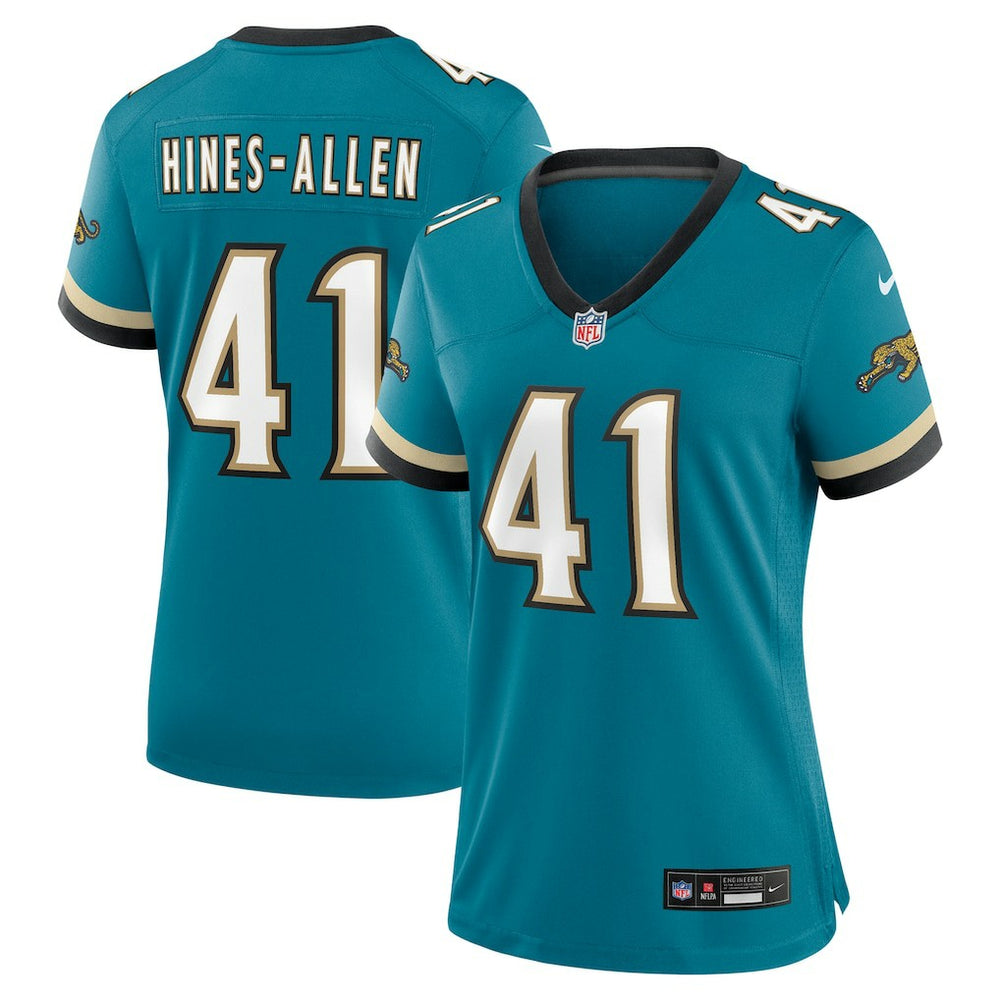 Jacksonville Jaguars Josh Hines-Allen Women's Prowler Throwback Game Jersey | NFL US