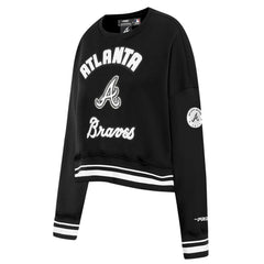 Atlanta Braves Pro Standard Women's Pearl Cropped Pullover Sweatshirt
- MLB Pullover