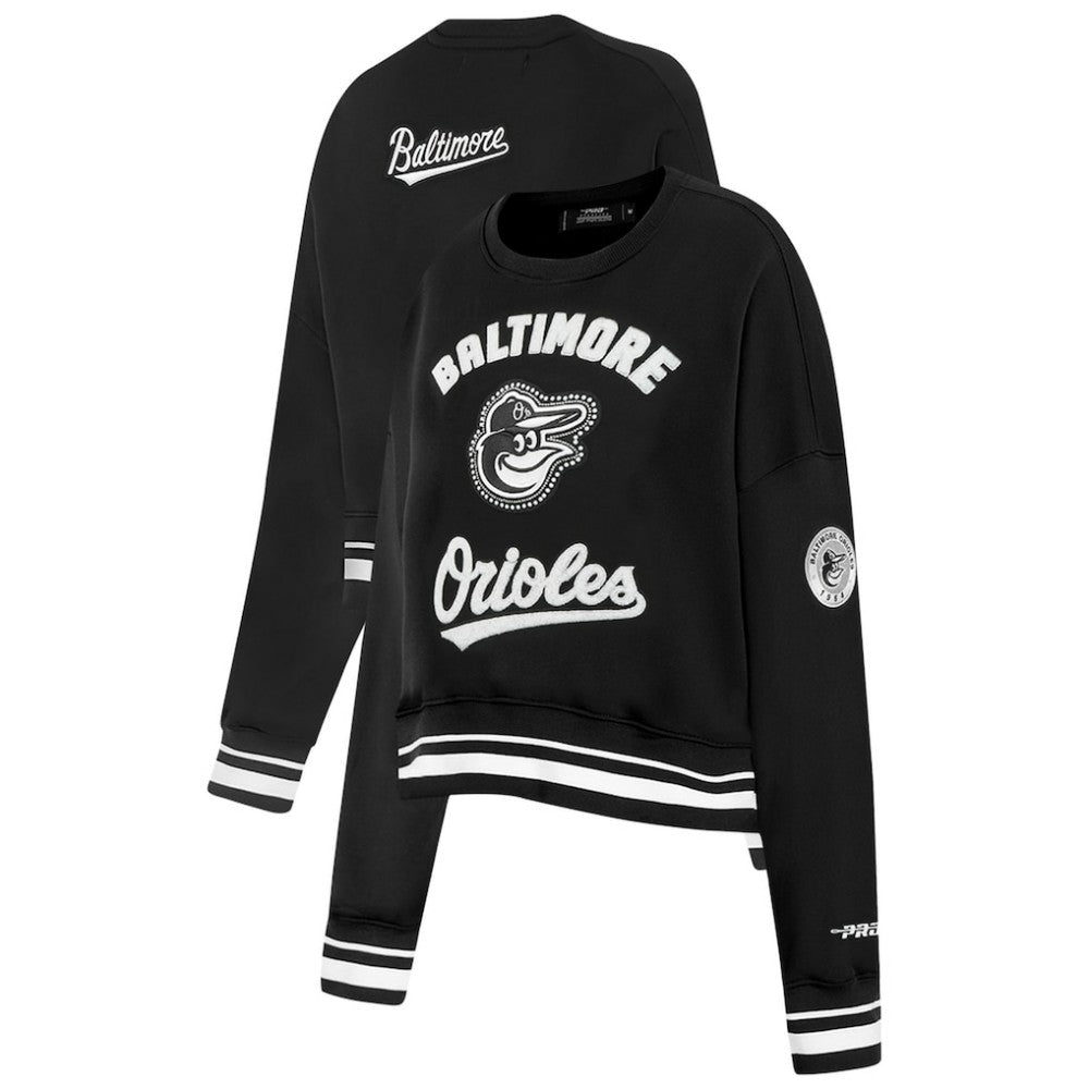 Baltimore Orioles Pro Standard Women's Pearl Cropped Pullover Sweatshirt
- MLB Pullover