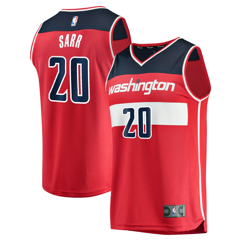 Red Alexandre Sarr Washington Wizards Fast Break Replica Player Jersey | NBA