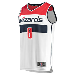 White Carlton Carrington Washington Wizards Fast Break Replica Player Jersey | NBA