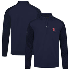 Boston Red Sox Levelwear Aztec Insignia 2.0 Quarter-Zip Pullover Top - MLB Pullover