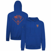 New York Mets Levelwear Podium Primary Pullover Hoodie - MLB Hoodies