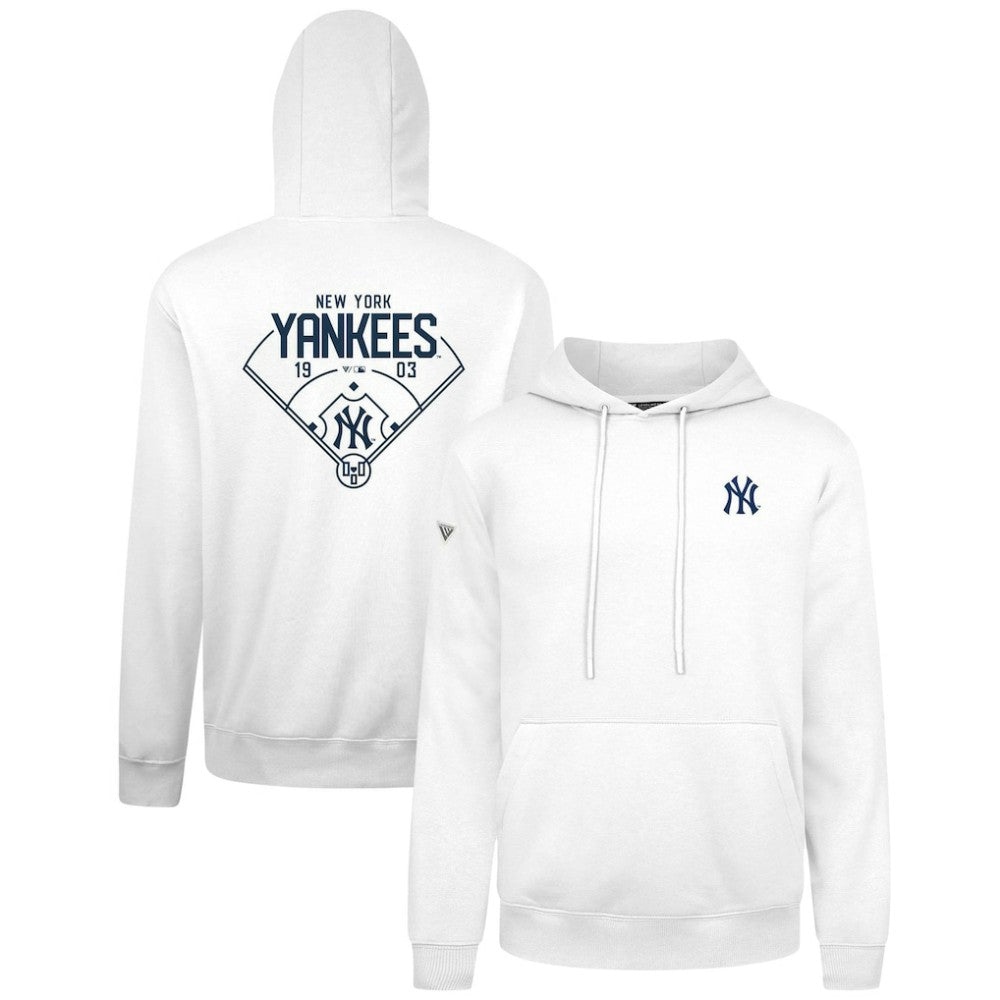 New York Yankees Levelwear Podium Primary Pullover Hoodie - MLB Hoodies