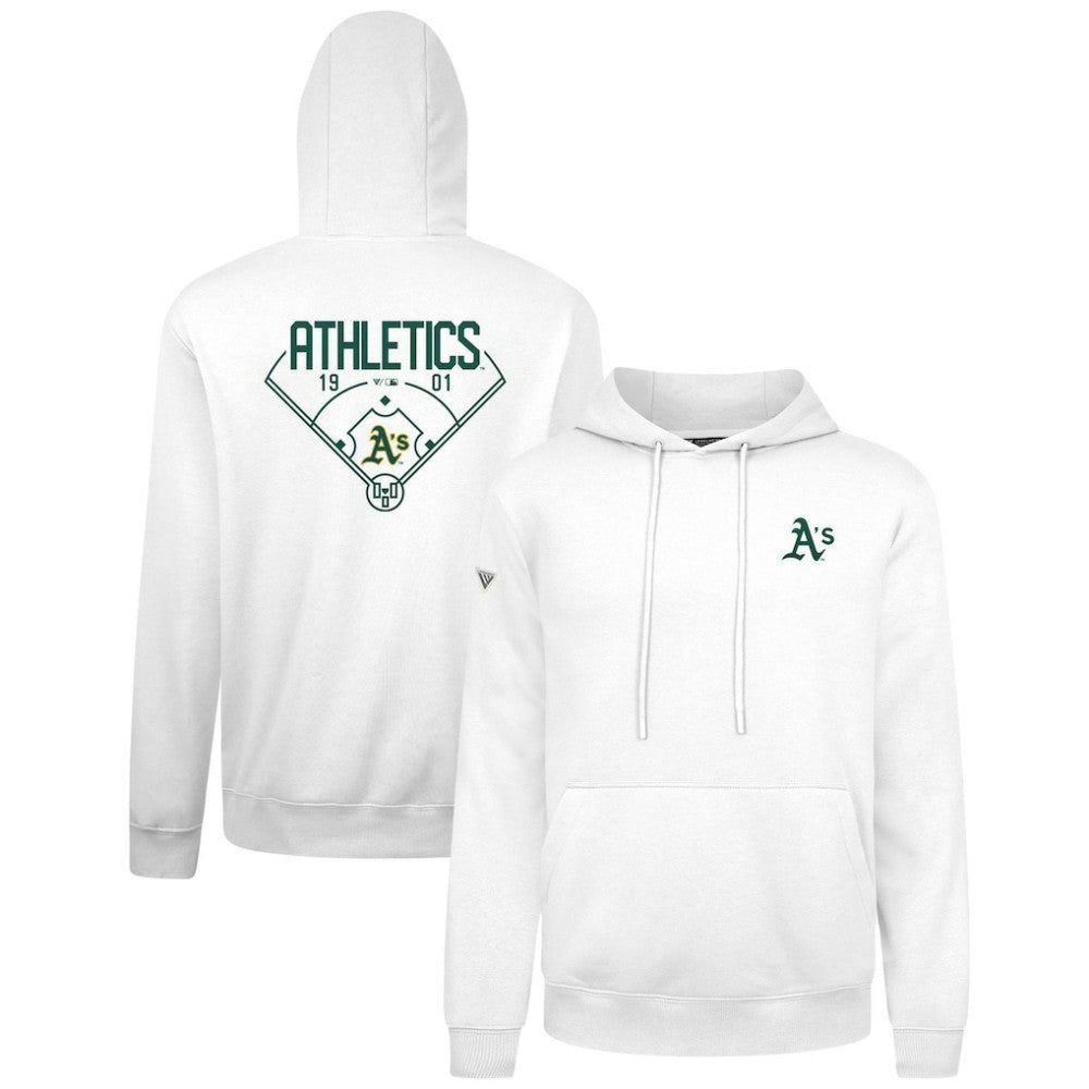 Athletics Levelwear Podium Primary Pullover Hoodie - MLB Hoodies