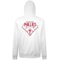 Philadelphia Phillies Levelwear Podium Primary Pullover Hoodie - MLB Hoodies