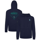 Seattle Mariners Levelwear Podium Primary Pullover Hoodie - MLB Hoodies