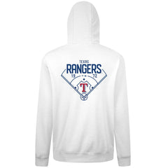 Texas Rangers Levelwear Podium Primary Pullover Hoodie - MLB Hoodies