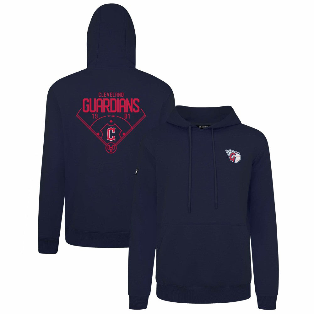 Cleveland Guardians Levelwear Podium Primary Pullover Hoodie - MLB Hoodies
