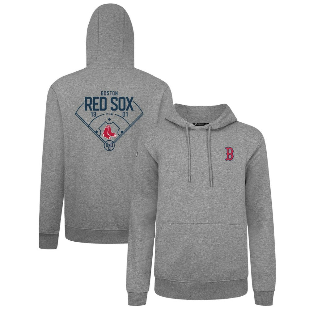 Boston Red Sox Levelwear Podium Primary Pullover Hoodie - MLB Hoodies