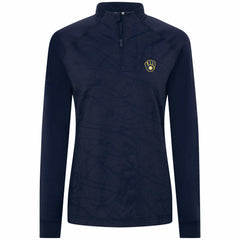 Milwaukee Brewers Levelwear Women's Amethyst Insignia 2.0 Quarter-Zip Jacket - MLB Jackets