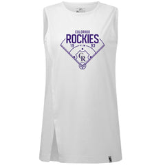 Colorado Rockies Levelwear Women's Influx Home Field Tank Top - MLB Tanks